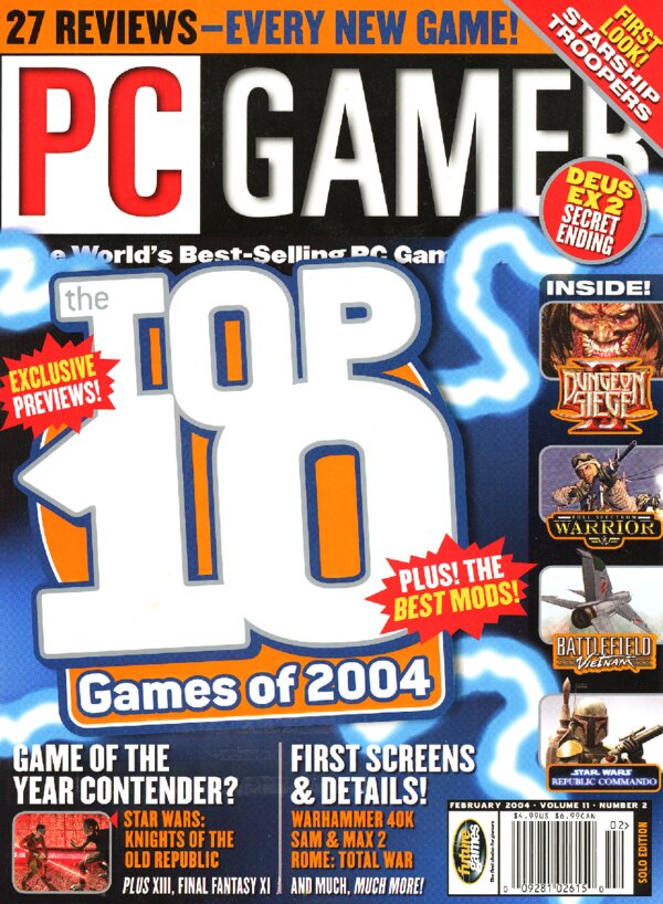 PC Gamer US   Issue 120 (February 2004) cover
